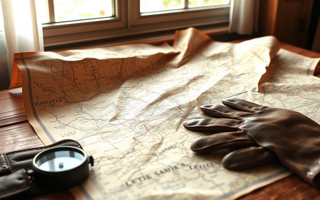 Paper map navigation for transportation travel